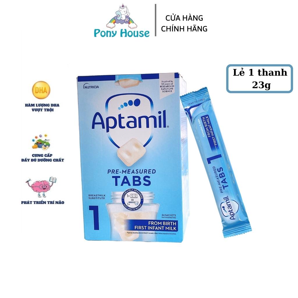 Sữa Aptamil UK số 1 Dạng Thanh 23G Cho Bé 0- 6 Tháng (Tách Lẻ 1 Thanh)