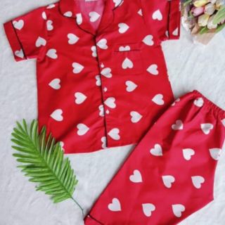 Pizama kate lụa lửng