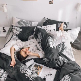 Set 5 món chăn ga gối Cotton Poly Hàn quốc