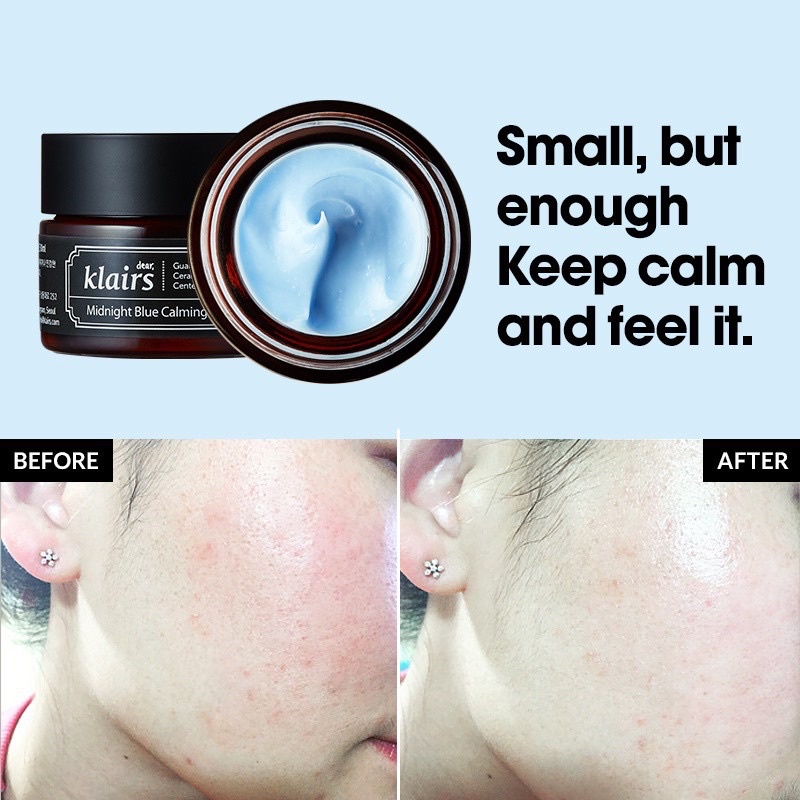 Kem dưỡng da Dear Klairs Midnight Blue Calming Cream 30ml