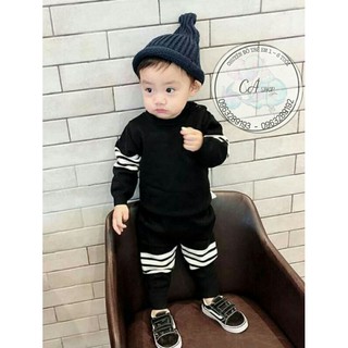 Bộ thể thao sọc cho bé trai/gái