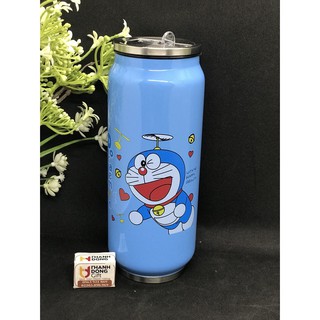 ( RẺ BẤT NGỜ) BÌNH GIỮ NHIỆT COCA PEPSI 500ml ( tặng kèm ống hút) TDG034B105