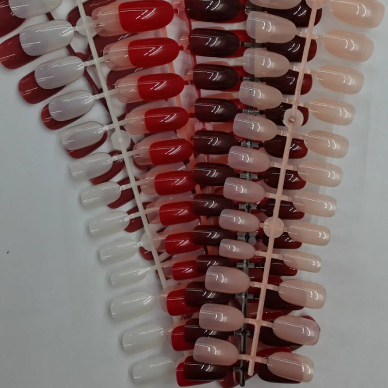 [Hàng mới về] Set 30 Móng Tay Giả Hình Oval Nhiều Màu Sắc