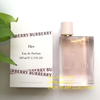 Nước Hoa Nữ Burberry Her Eau de Parfum 100ml - Hàng Pháp