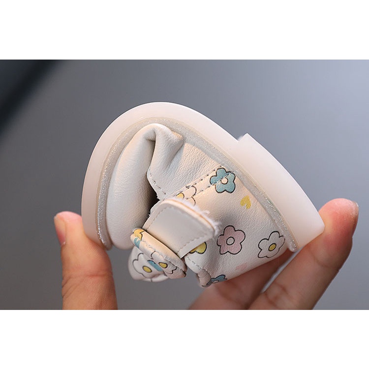 Giày búp bê cho bé gái siêu xinh nơ thêu viền sz 15-19