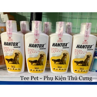 SỮA TẮM HANTOX DIỆT BỌ CHÉT , VE , RẬN TRÊN CHÓ MÈO
