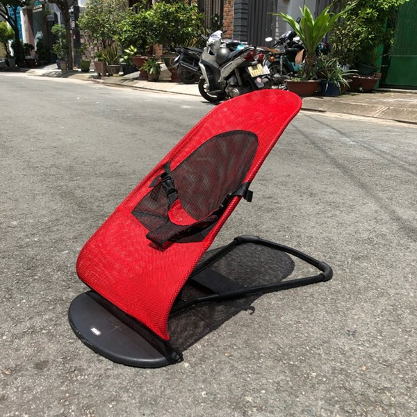 Ghế nhún, ghế rung đa năng chân chữ A cho bé kèm thanh treo đồ chơi + gối đầu