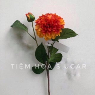 Hoa thược dược lụa