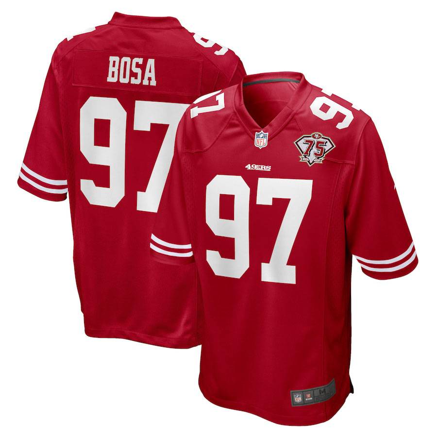 Áo thun thể thao WD 75th San Francisco 49ers NFL Jersey