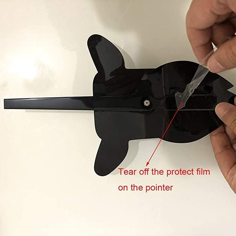 Đồng hồ dán tường hình đầu nai 3d sáng tạo DIY
