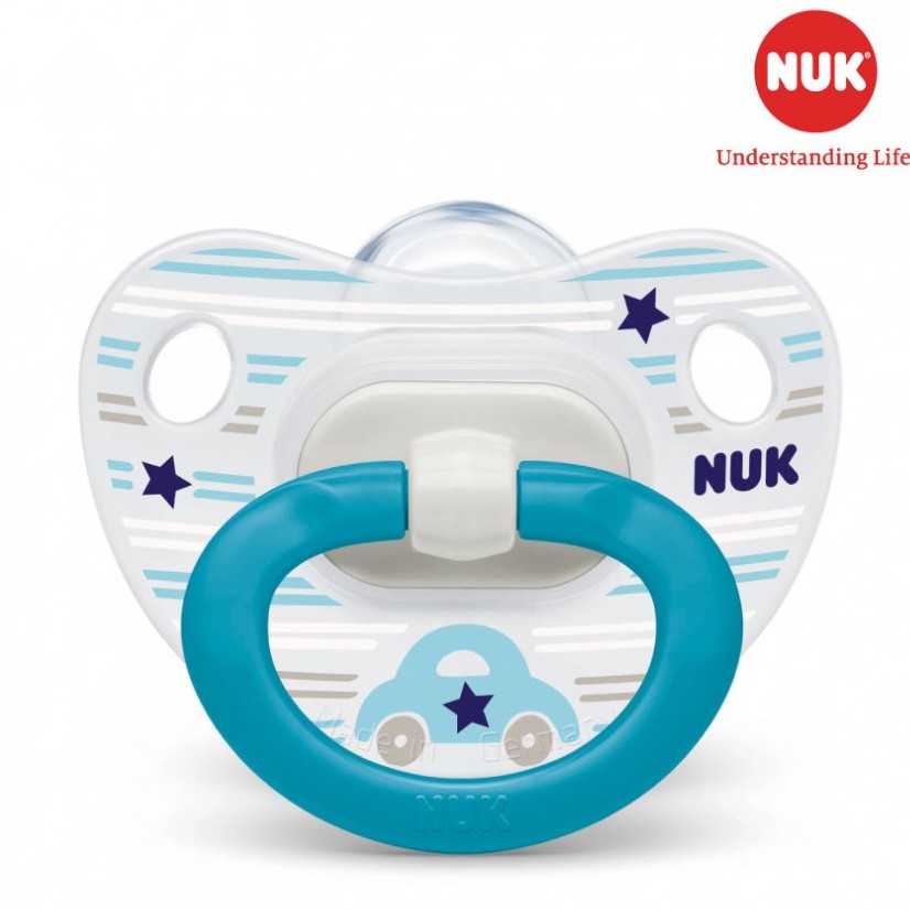 Bộ 2 ti giả NUK Happyday Silicone 0-6m, 6-18m