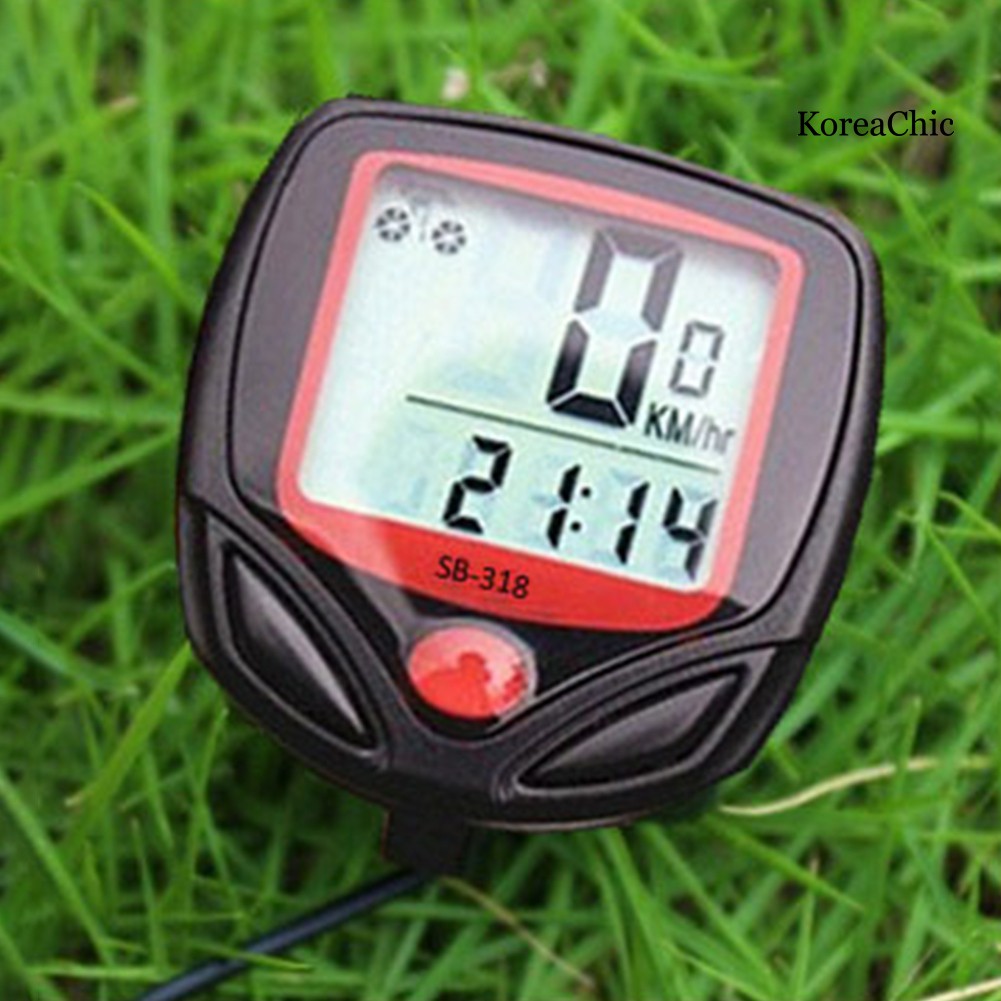 Đồng hồ đo tốc độ xe đạp có màn hình LCD tiện dụng