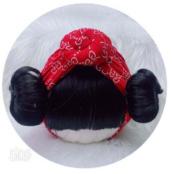 Turban gắn tóc giả cực chất