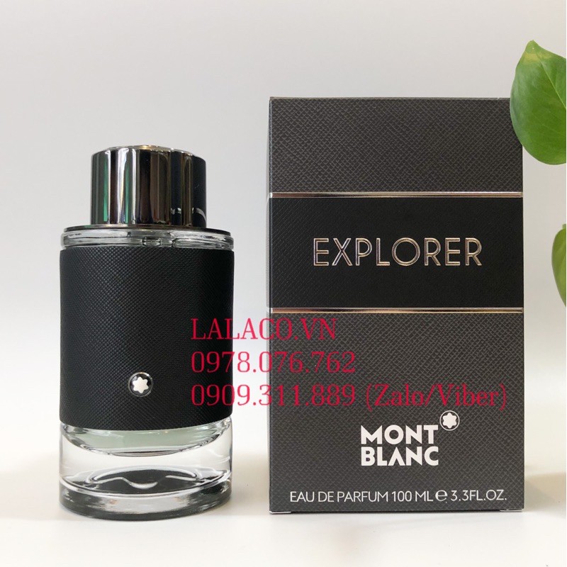 [Mã 66FMCGSALE hoàn 8% xu đơn 500K] Nước hoa Nam Montblanc Explorer Mont Blanc EDP 100ml