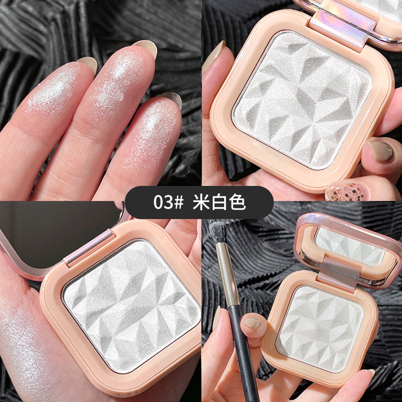 Bảng Phấn Bắt Sáng 4 Màu Lấp Lánh Dạng Nén