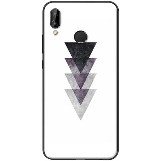 Ốp Lưng Huawei Nova 3e Tam Giác Trắng Đen