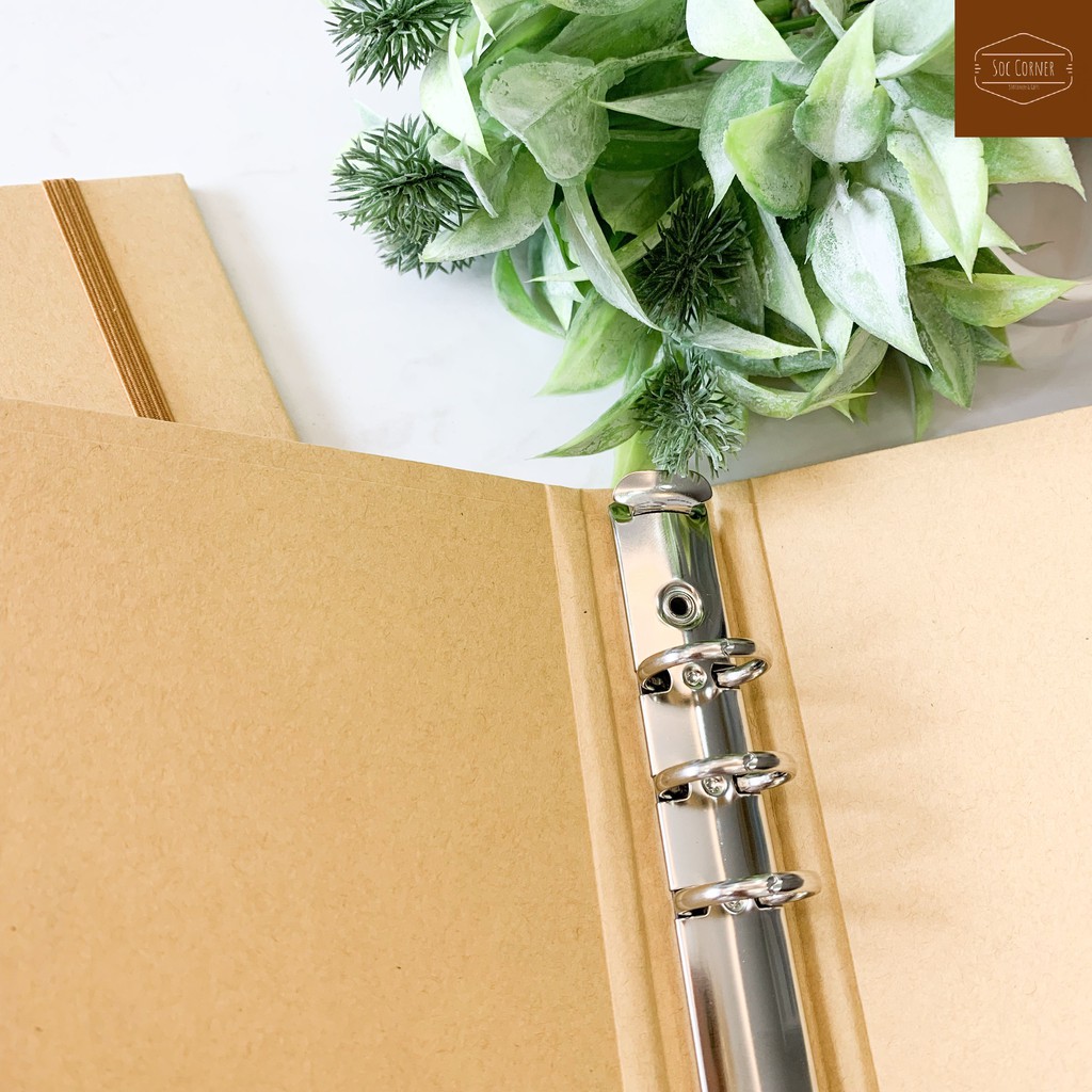 Bìa sổ còng giấy Kraft cứng cáp A5  B5  A4