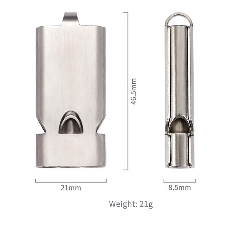 Còi thép EDC Tacray SSW 01-02, sinh tồn, dã ngoại