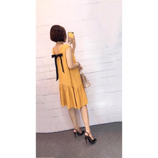 Đầm CPS đuôi cá nơ lưng xuất xịn