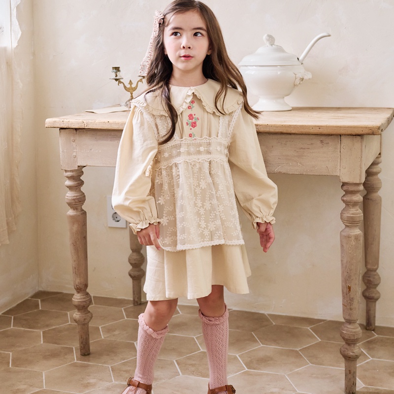 Áo gile ren Hàn cho bé gái BEB3VS101