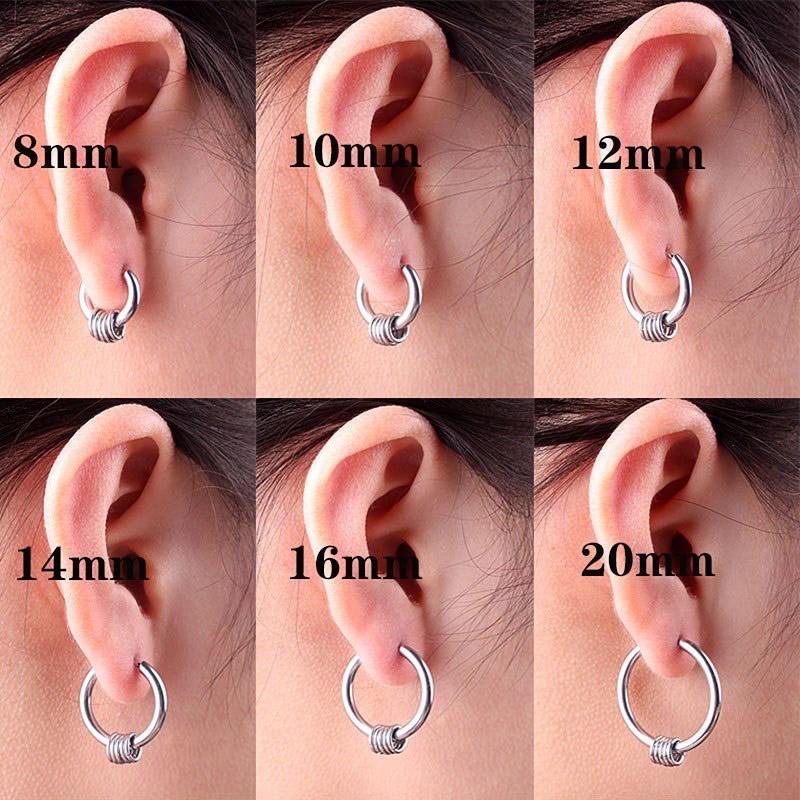 Khuyên Tai Thời Trang Bằng Thép Không Gỉ Dành Cho Cả Nam Và Nữ