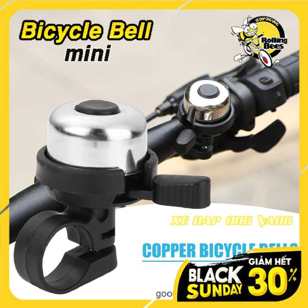 Chuông Xe Đạp Bicycle Bell Mini nhỏ gọn,  nhỏ xíu nhưng cho Âm thanh Giật Mình
