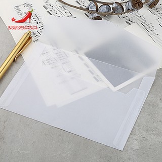 50 Phong Bì Màu Trắng Trong Suốt