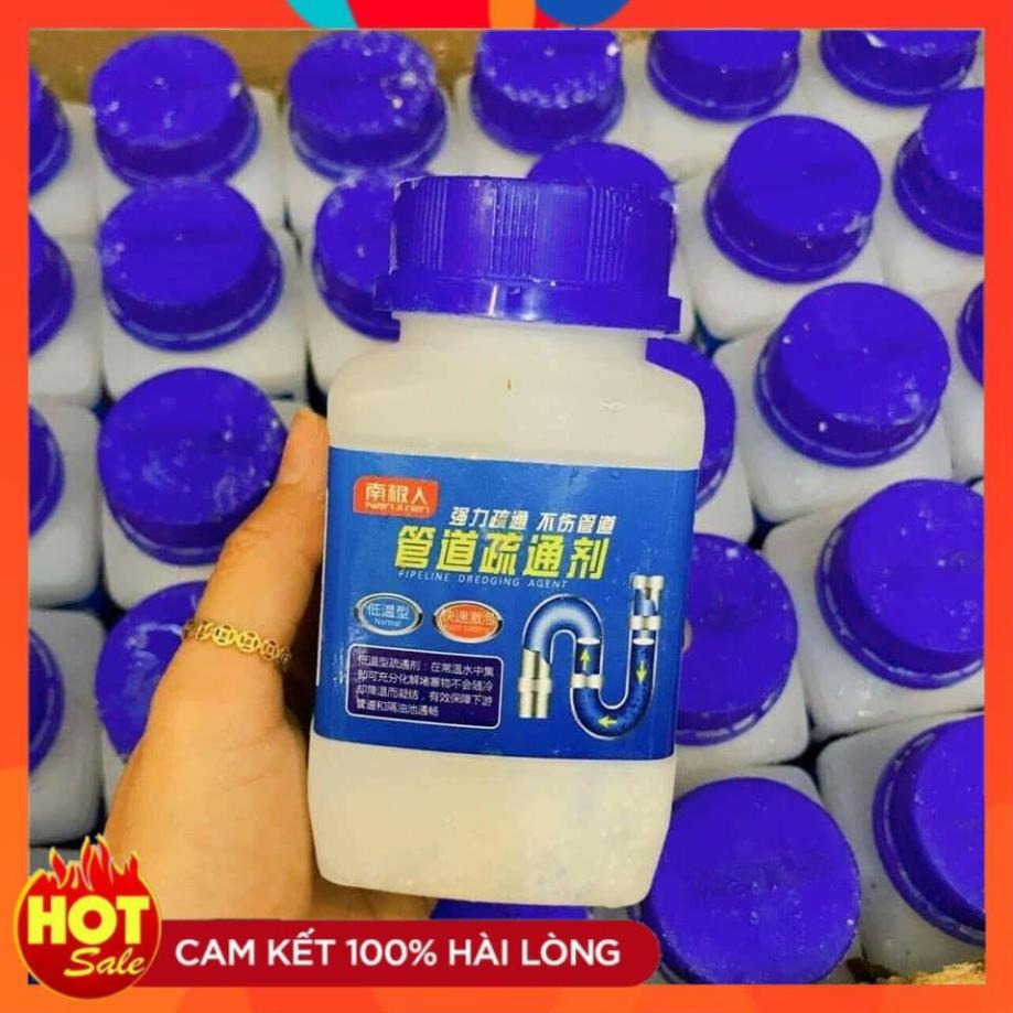 Bột thông tắc cống, đường ống, bồn cầu,chậu rửa mặt..xử lý triệt để cặn bã, chất thải hữu cơ