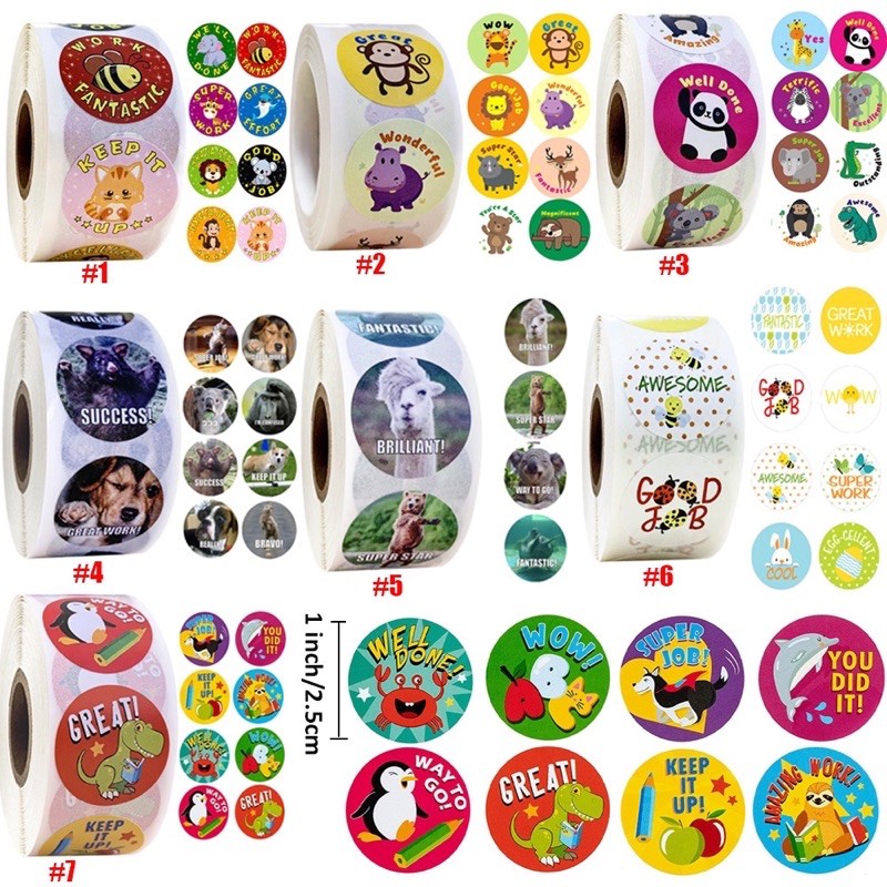 ⭐️ STICKER CUỘN LỜI KHEN