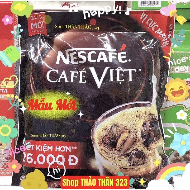 Cà phê NESCAFE HOÀ TAN 3in1 / NesCafe Việt Đen
