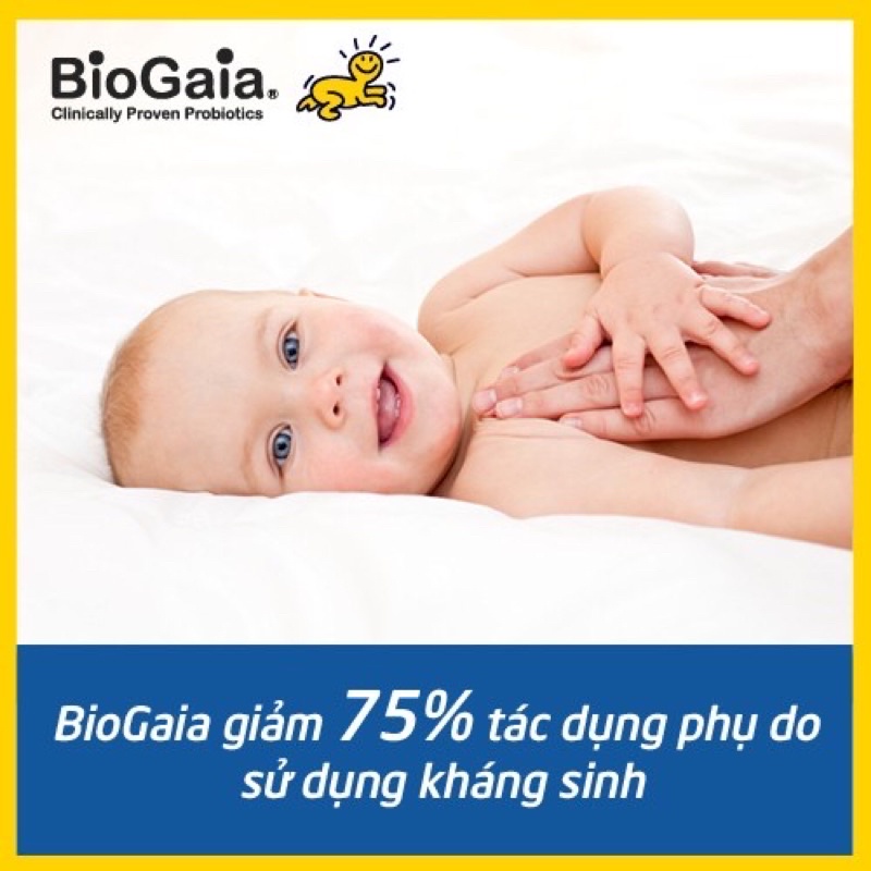 [Date 2023] Men BioGaia Protectis, men tiêu hóa bổ sung, cải thiện hệ vi sinh đường ruột Thụy Điển/Pháp 5ml