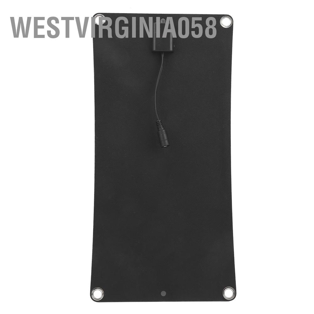 Westvirginia058 Westvirginia058 Bảng điều khiển năng lượng mặt trời đơn tinh thể di động Cổng USB linh hoạt 10W để sạc khẩn cấp ngoài