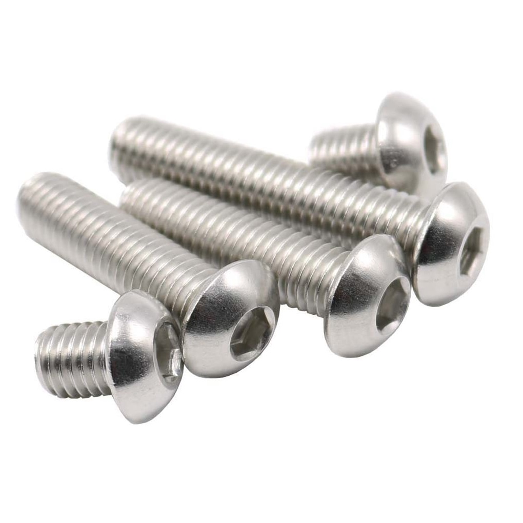 Vít đầu Mo lục giác chìm ISO 7380-1 Inox SUS304 A2-70
