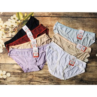 Combo 5 quần lót cotton lụa form to - nội y mw