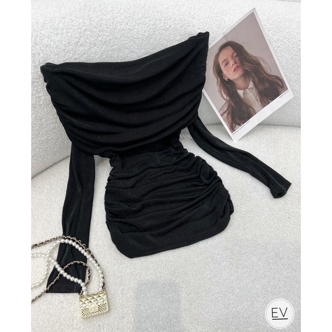 ÁO TRỄ VAI NHÚN CHẤT NHÚNG KIM CƯƠNG FROM CHUẨN DÀY DẶN LOẠI ĐẸP MS17772 (H3-3)