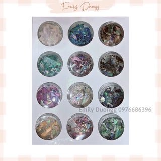 Xà cừ vân đá 12 màu trang trí móng