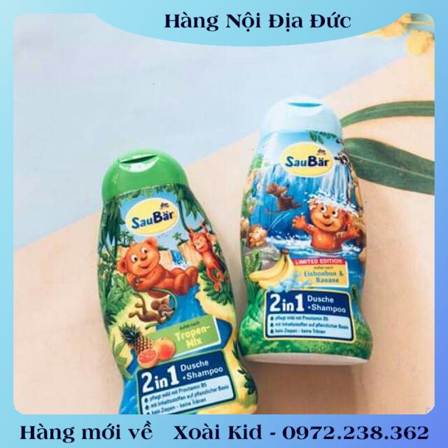 Sữa tắm gội Saubar của Đức