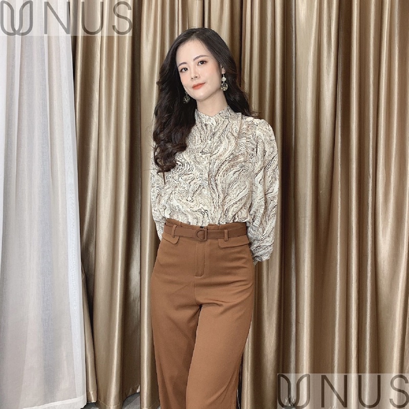 UNUS sơ mi lụa Nhật cổ tàu