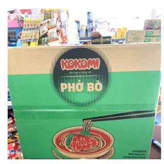Thùng phở bò kokomi 30 gói x65g.