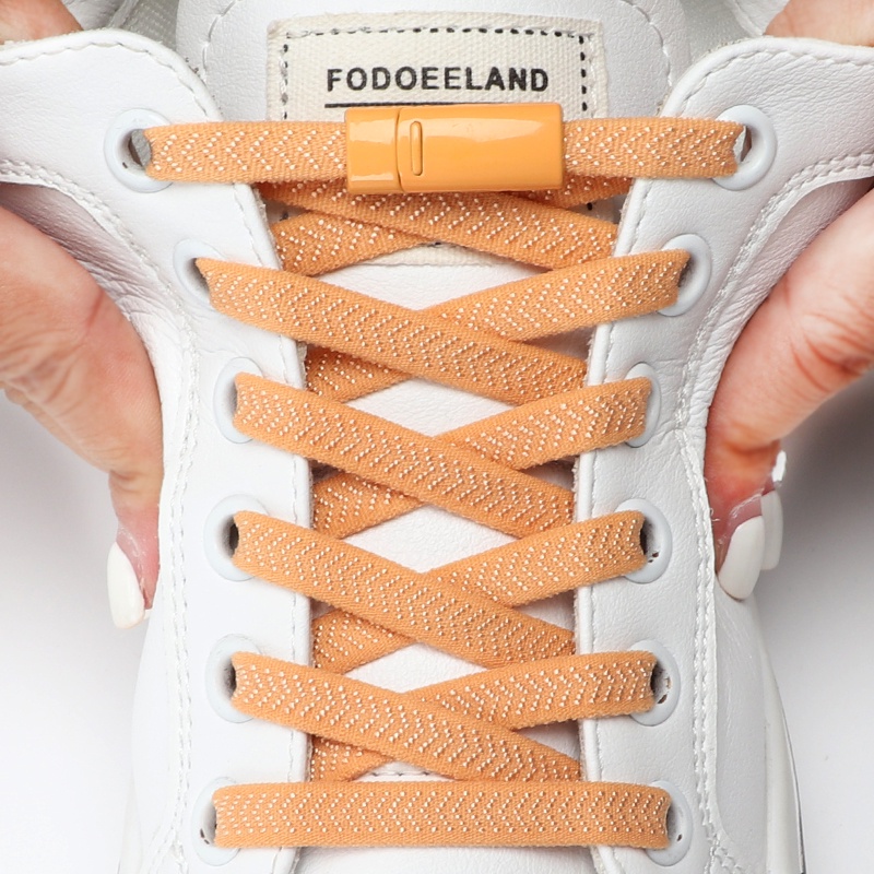 1 Cặp Dây Giày Đàn Hồi Khóa Nam Châm Không Cần Buộc Một Kích Thước Phù Hợp Với Mọi Loại Giày