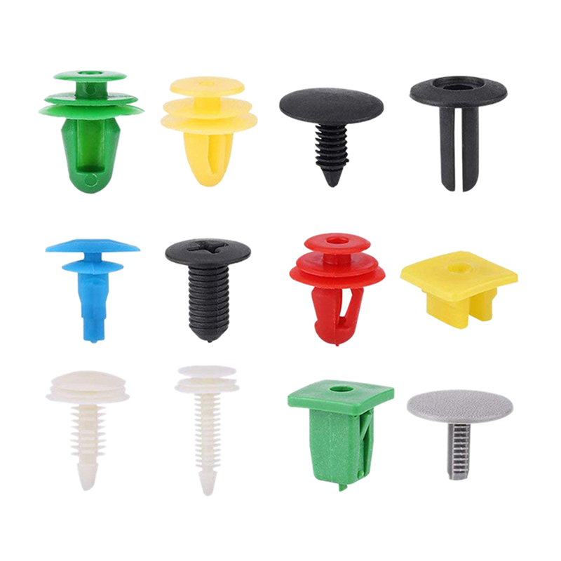 100 Khóa đinh tán kẹp giữ bằng nhựa thông dụng cho ô tô