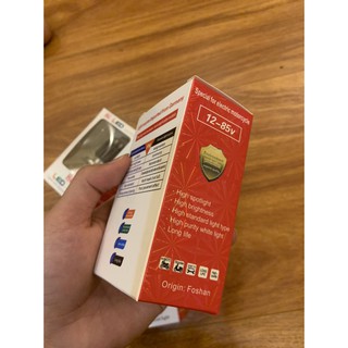 Led H4 bi cầu ALONGTOOL cốt vàng pha trắng