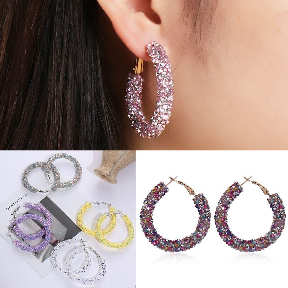 Bông Tai Hình Tròn Thời Trang Dành Cho Nữ|Mặt Dây Chuyền Xinh Xắn Chất Lượng