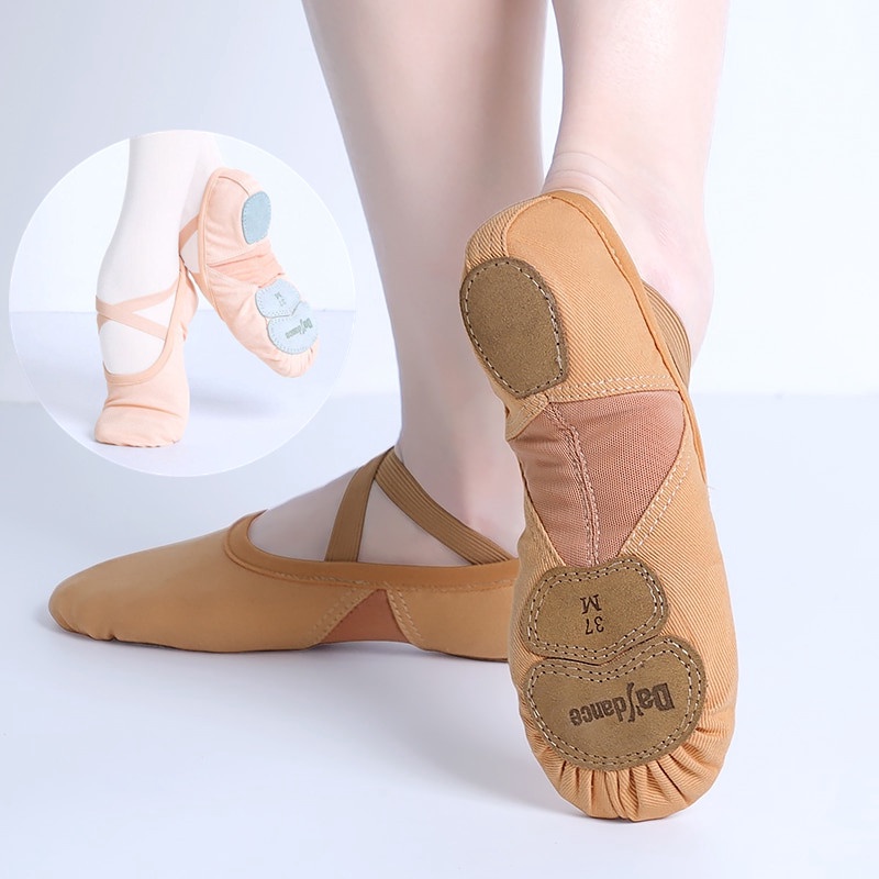 Giày Múa Ba Lê Đế Mềm Đàn Hồi Size 33-42