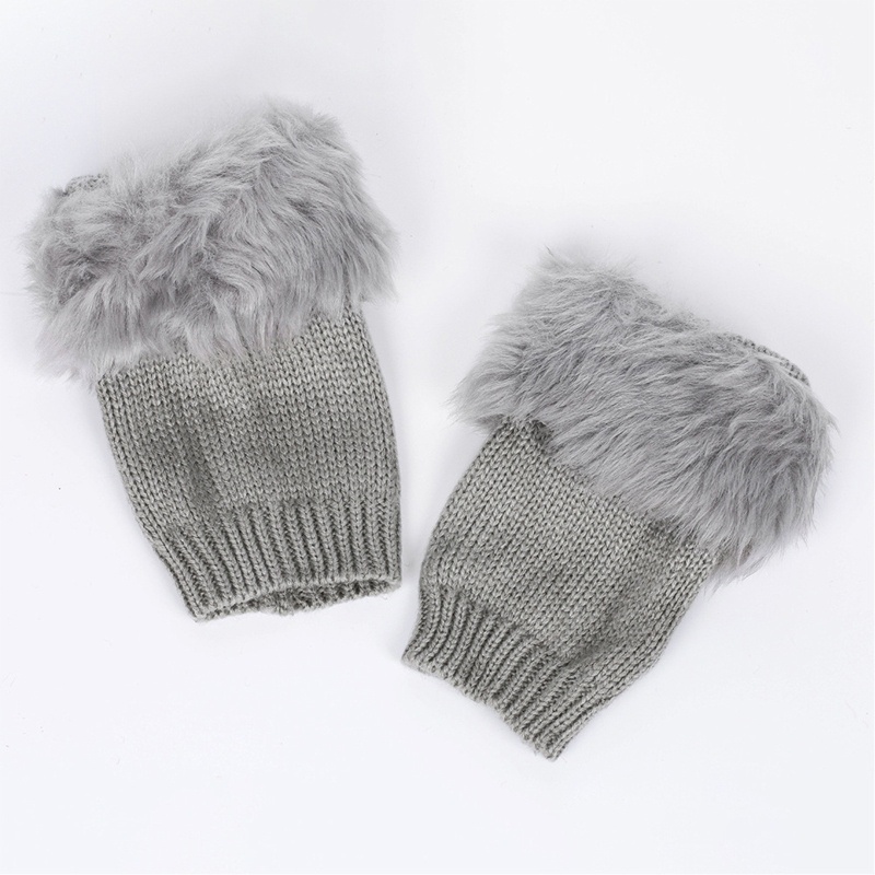 Găng Tay Len Hở Ngón Màu Sắc Xinh Xắn Dành Cho Bé