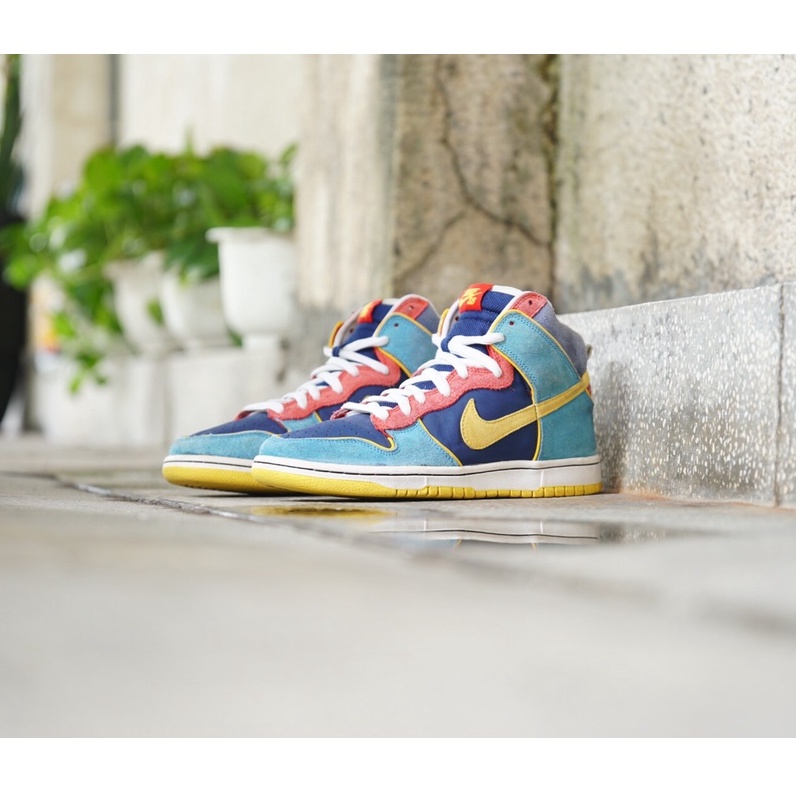 [2hand] Giày Thể ThaoNIKE SB DUNK HIGH PACMAN 305050-471 GIÀY CŨ CHÍNH HÃNG
