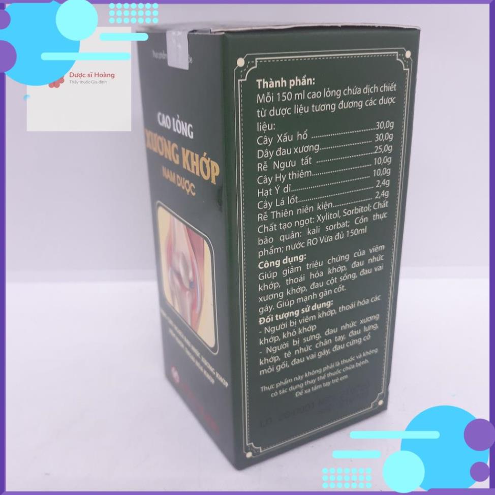Cao lỏng Xương khớp Nam Dược