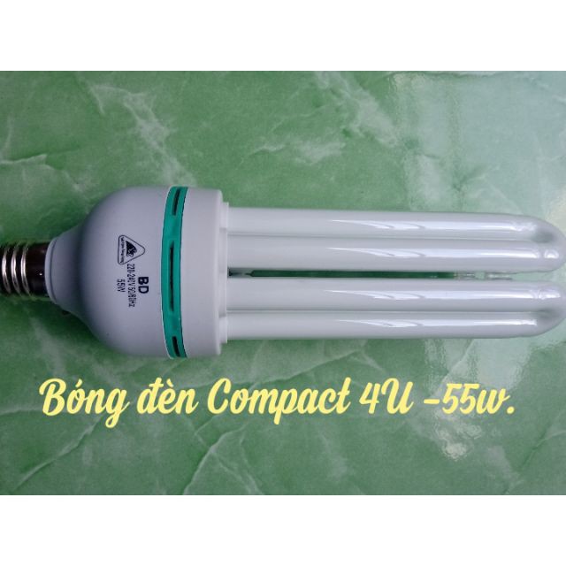 [GIÁ RẺ NHẤT] Bóng đèn led Compact 4U 55w.
