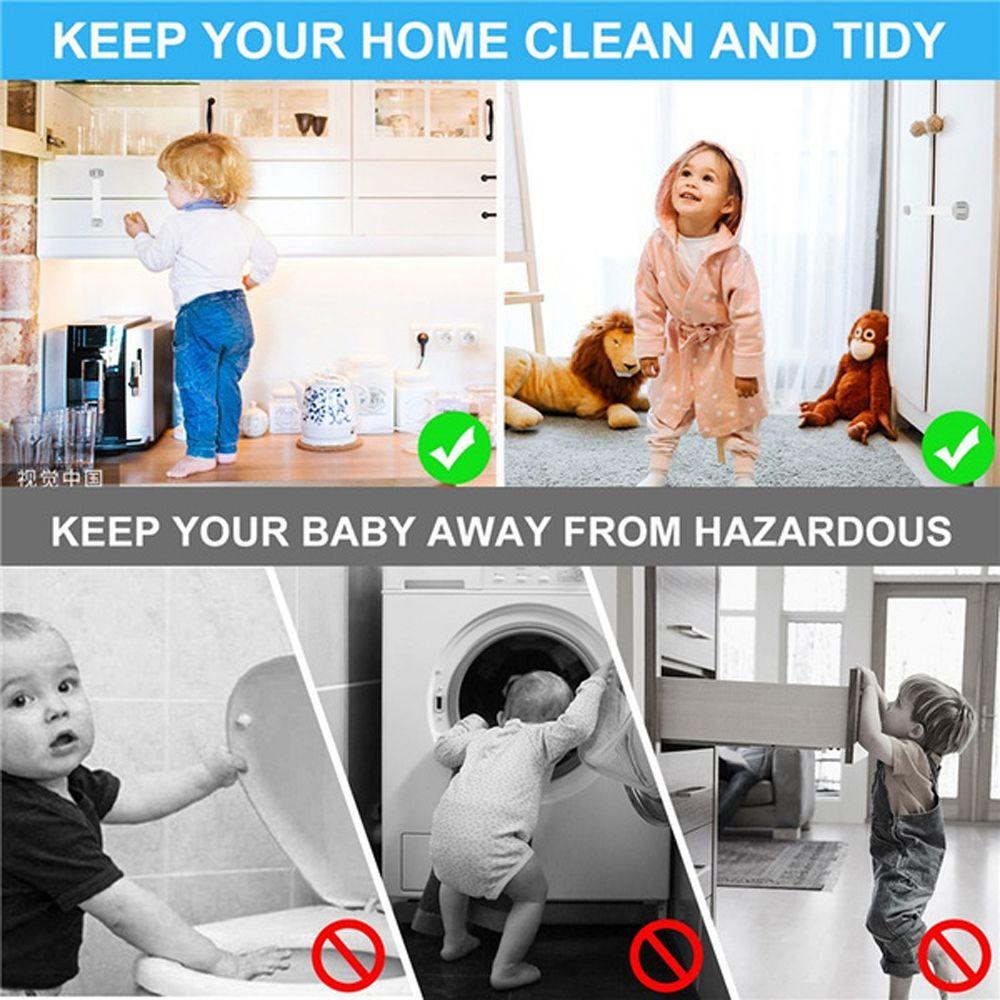 Khóa Cửa Tủ Không Cần Khoan An Toàn Cho Bé