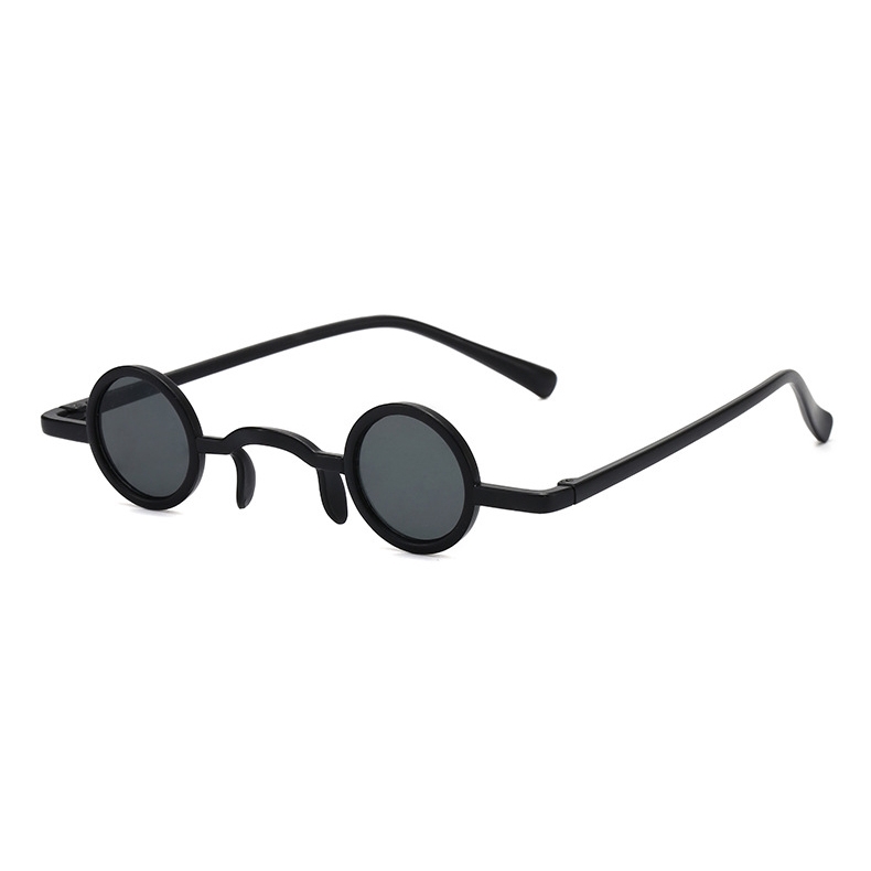 High Quality Unisex Retro Steampunk Sunglasses with Small Oval Frame